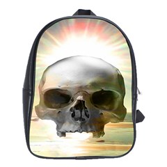 Skull Sunset School Bags (xl)  by icarusismartdesigns