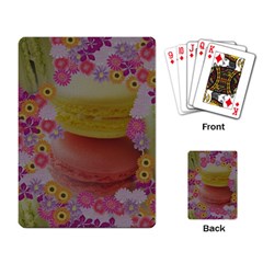 Macaroons And Floral Delights Playing Card