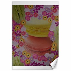 Macaroons And Floral Delights Canvas 20  X 30  