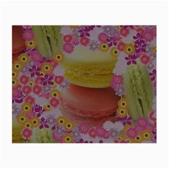 Macaroons And Floral Delights Small Glasses Cloth (2-side)