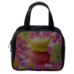 Macaroons And Floral Delights Classic Handbags (one Side) by LovelyDesigns4U