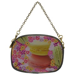 Macaroons And Floral Delights Chain Purses (one Side) 