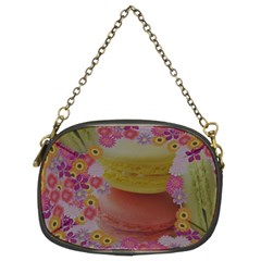 Macaroons And Floral Delights Chain Purses (two Sides) 