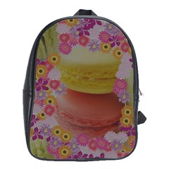 Macaroons And Floral Delights School Bags(large) 