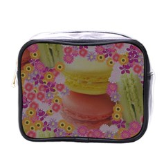 Macaroons And Floral Delights Mini Toiletries Bags by LovelyDesigns4U