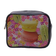 Macaroons And Floral Delights Mini Toiletries Bag 2-side