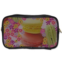 Macaroons And Floral Delights Toiletries Bags by LovelyDesigns4U