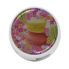 Macaroons And Floral Delights 4-port Usb Hub (one Side)