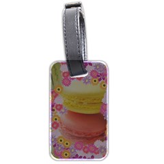 Macaroons And Floral Delights Luggage Tags (two Sides)