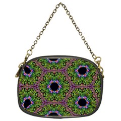 Repeated Geometric Circle Kaleidoscope Chain Purses (one Side) 