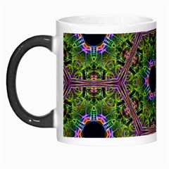 Repeated Geometric Circle Kaleidoscope Morph Mugs