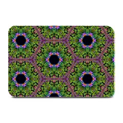 Repeated Geometric Circle Kaleidoscope Plate Mats