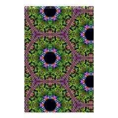 Repeated Geometric Circle Kaleidoscope Shower Curtain 48  X 72  (small)  by canvasngiftshop