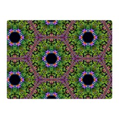 Repeated Geometric Circle Kaleidoscope Double Sided Flano Blanket (mini) 