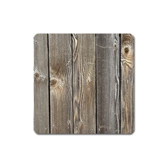 Wood Fence Square Magnet by trendistuff