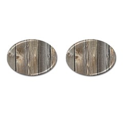 Wood Fence Cufflinks (oval) by trendistuff