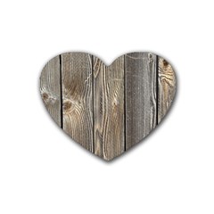 Wood Fence Heart Coaster (4 Pack) 