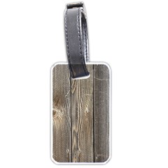 Wood Fence Luggage Tags (one Side)  by trendistuff