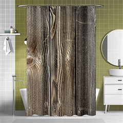 Wood Fence Shower Curtain 48  X 72  (small)  by trendistuff