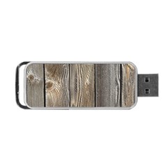 Wood Fence Portable Usb Flash (two Sides)