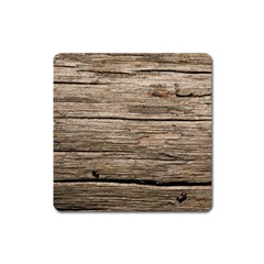 Weathered Wood Square Magnet by trendistuff