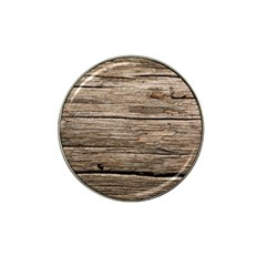 Weathered Wood Hat Clip Ball Marker (4 Pack)