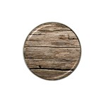 WEATHERED WOOD Hat Clip Ball Marker (4 pack) Front