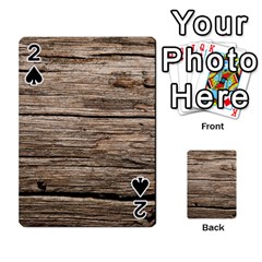 Weathered Wood Playing Cards 54 Designs 