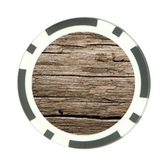 Weathered Wood Poker Chip Card Guards