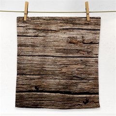 Weathered Wood Face Towel