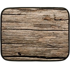 Weathered Wood Double Sided Fleece Blanket (mini) 