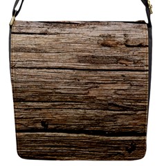 Weathered Wood Flap Messenger Bag (s) by trendistuff