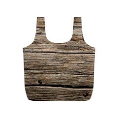 Weathered Wood Full Print Recycle Bags (s) 