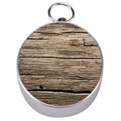 Weathered Wood Silver Compasses by trendistuff