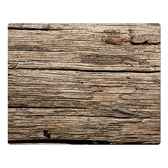 Weathered Wood Double Sided Flano Blanket (large) 