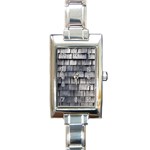 WEATHERED SHINGLE Rectangle Italian Charm Watches Front