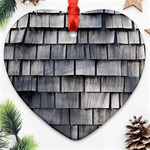 WEATHERED SHINGLE Ornament (Heart) 