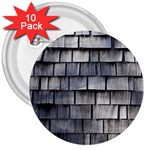 WEATHERED SHINGLE 3  Buttons (10 pack) 