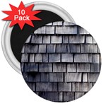 WEATHERED SHINGLE 3  Magnets (10 pack) 