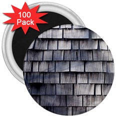 Weathered Shingle 3  Magnets (100 Pack) by trendistuff