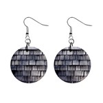 WEATHERED SHINGLE Mini Button Earrings