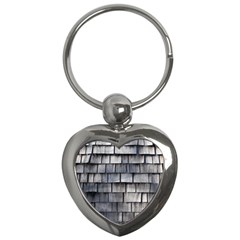 Weathered Shingle Key Chains (heart) 