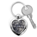 WEATHERED SHINGLE Key Chains (Heart) 