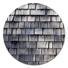 Weathered Shingle Magnet 5  (round)