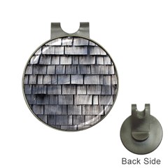 Weathered Shingle Hat Clips With Golf Markers