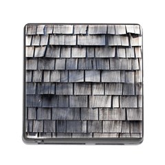 Weathered Shingle Memory Card Reader (square) by trendistuff