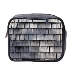 Weathered Shingle Mini Toiletries Bag 2-side by trendistuff