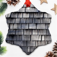 Weathered Shingle Snowflake Ornament (2-side) by trendistuff