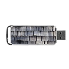 Weathered Shingle Portable Usb Flash (one Side)