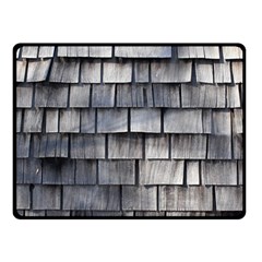 Weathered Shingle Double Sided Fleece Blanket (small) 